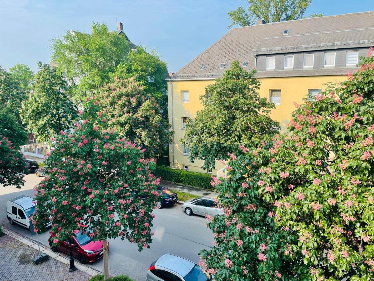 "Glueck Auf" Lichtdurchflutete Schicke Ferienwohnung In Zwickau Bagian luar foto